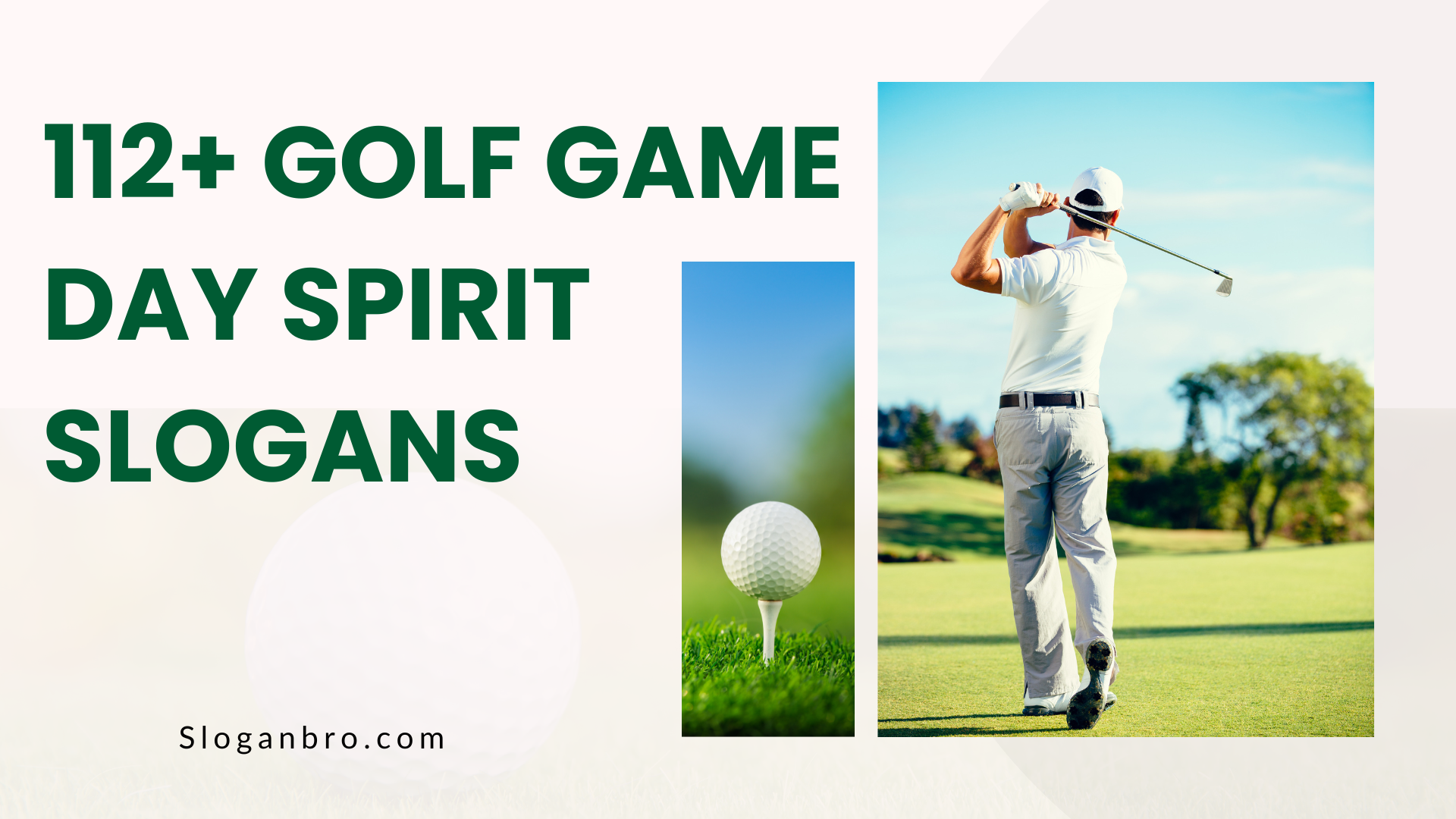 112+ Golf Game Day Spirit Slogans