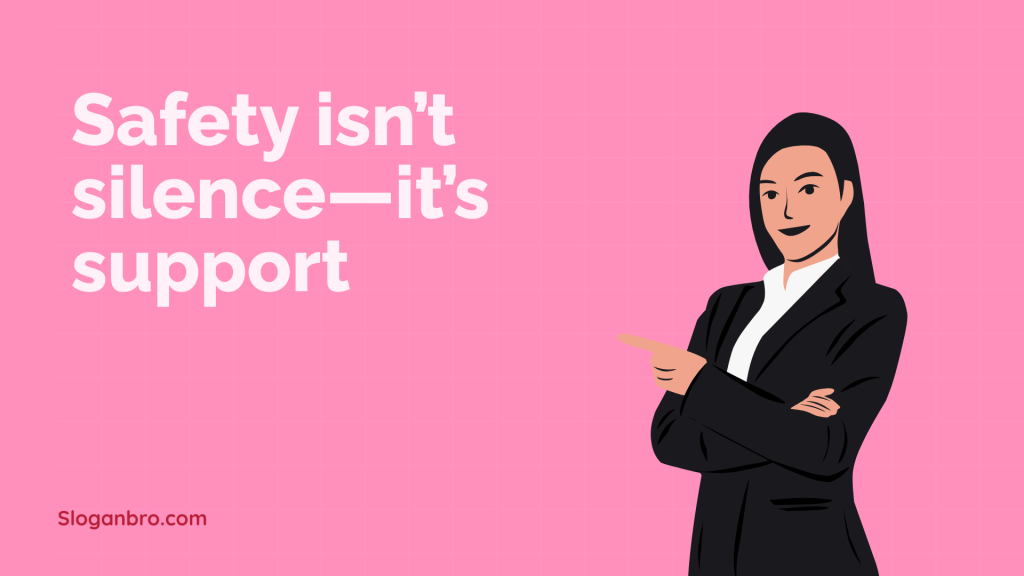 Safety isn’t silence—it’s support.