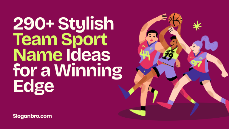 290+ Stylish Team Sport Name Ideas for a Winning Edge
