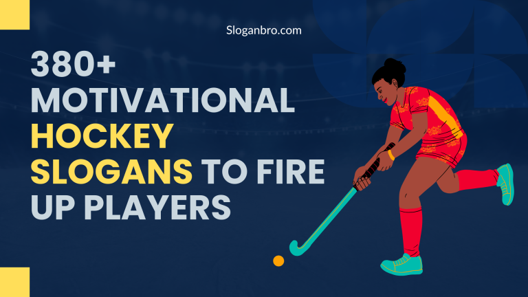 380+ Motivational Hockey Slogans to Fire Up Players