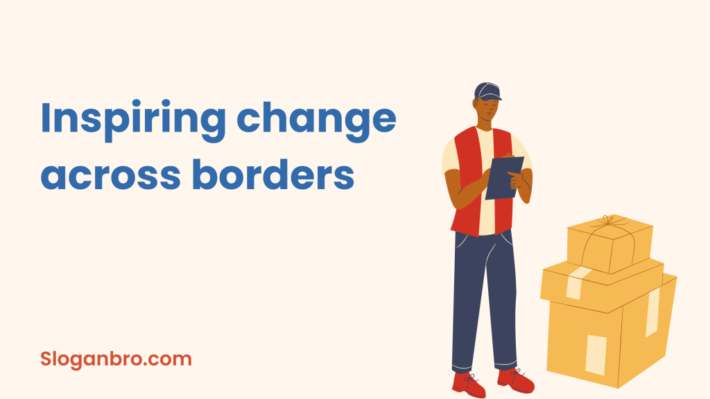 Inspiring change across borders.