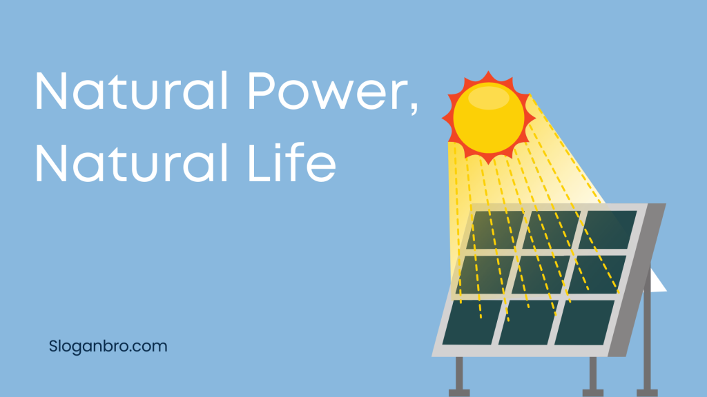 Natural Power, Natural Life