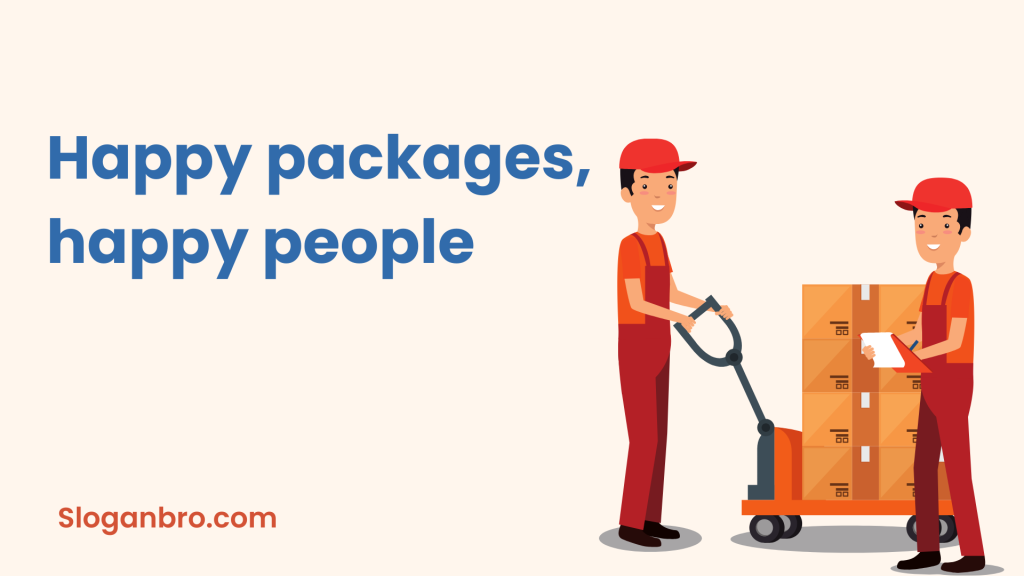Happy packages, happy people.